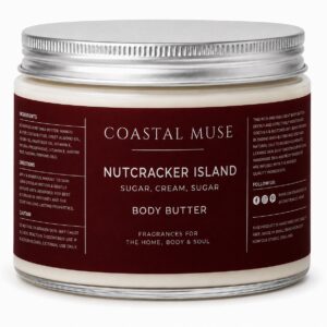 Coastal Muse Nutcracker Island fragrance body butter