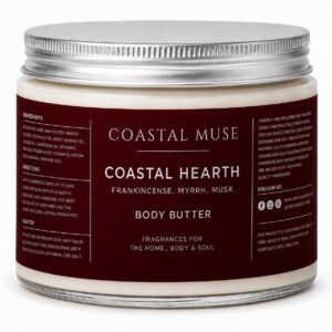 Coastal Muse Coastal Hearth fragrance body butter