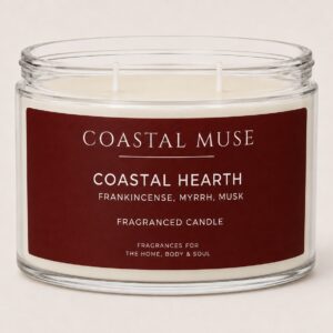 Coastal Muse Coastal Hearth fragrance 50cl Double Wick Candle