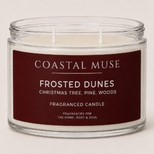 Coastal Muse Frosted Dunes fragrance 50cl Double Wick Candle