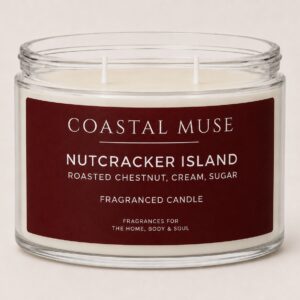 Coastal Muse Nutcracker Island fragrance 50cl Double Wick Candle