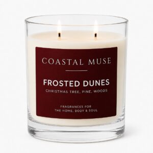 Coastal Muse Frosted Dunes 30cl Double Wick Candle