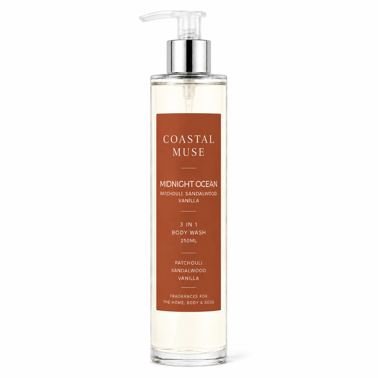 Midnight Ocean 3 in 1 Body Wash from Coastal Muse